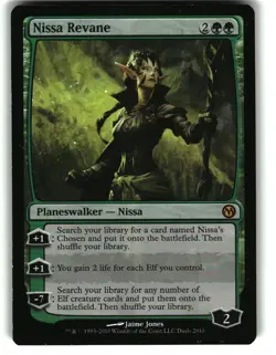 Magic the Gathering - Media Promos Nissa Revane 2010 Promo Foil - Image 1