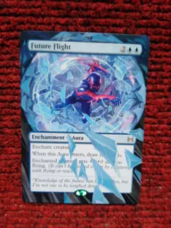 Future Flight MTG Marvel's Spider-Man Eternal Hand Painted Extended Altered Art - Image 2
