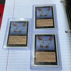 Lot of (3) 1997 Krovikan Fetish - White Border - Magic the Gathering MTG - Black - Image 1