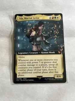 Tifa Martial Artist - Borderless FINAL FANTASY FIN MTG Card #0188 NM 2025 - Image 1