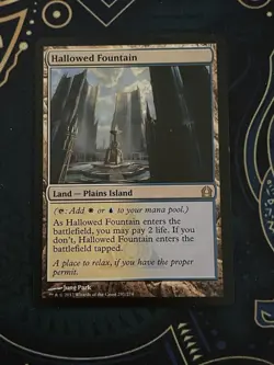 Magic The Gathering Hallowed Fountain Return to Ravnica MP condition - Image 1