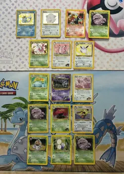 Vintage Pokemon Card Lot WOTC Holo Fire Gengar Venusaur Ditto - Image 1