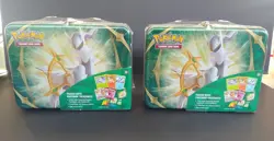 Pokemon TCG Arceus Spring 2022 Collector Chest Lunchbox Tin Lot of 2 Sealed - Image 1