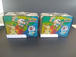 Pokemon TCG Arceus Spring 2022 Collector Chest Lunchbox Tin Lot of 2 Sealed - Image 3