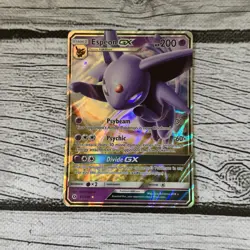 Pokemon TCG Espeon GX 61/149 Holo Ultra Rare Sun & Moon Base Set - NM - Image 1