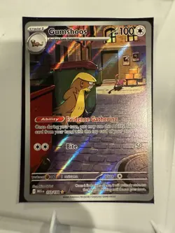 Gumshoos 153/132 Illustration Rare Pokemon Mega Evolution NM - Image 1