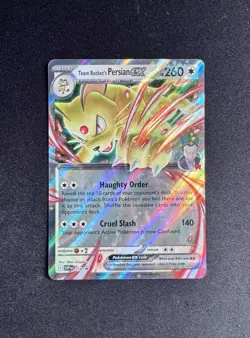 Pokemon - Team Rocket’s Persian ex - #218 - Destined Rivals - Black Star Promo - Image 1