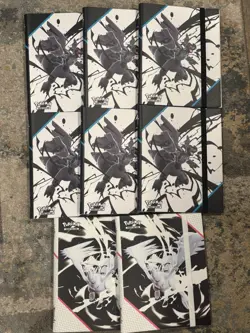 Lot: 8 Pokemon Binders, 6 Eevee Prismatic Pouches, 6 Posters, Pikachu Box & More - Image 2
