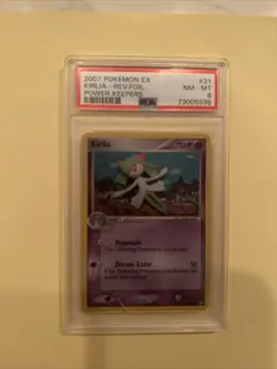 Pokemon EX Power Keepers Kirlia 31/108 Reverse Holo Uncommon Stamped Played - Image 1