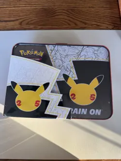 Pokemon TCG Celebration 25th Anniversary Collector’s Chest/ Lunch Box Tin Sealed - Image 2