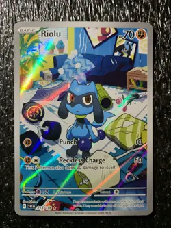2023 RIOLU 215/198 Pokemon TCG Scarlet & Violet Base Set NM - Image 2