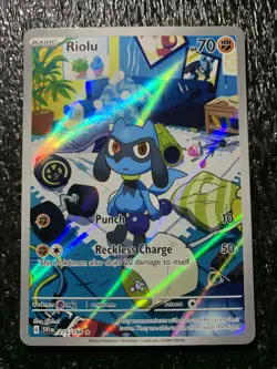 2023 RIOLU 215/198 Pokemon TCG Scarlet & Violet Base Set NM - Image 3