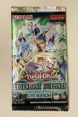 Yu-Gi-Oh! TCG 2020 Legendary Duelist: Synchro Storm 1st Ed. 3 Card Lite Ed. - Image 1