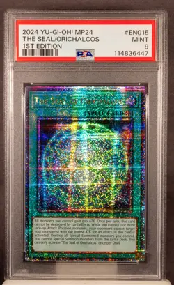 THE SEAL OF ORICHALCOS 2024 Yu-Gi-Oh! MP24 1st Edition PSA 9 - Image 1