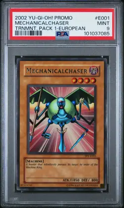 PSA 9 MINT Mechanicalchaser TP1-E001 Ultra Rare Promo *7085 Yugioh - Image 1
