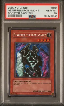 PSA 10 Gearfried the Iron Knight BPT-012 Secret Rare Promo *3802 Yugioh - Image 1