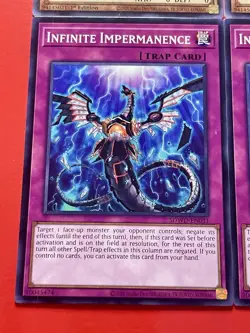 3x Infinite Impermanence + 3x Droll & Lock Bird | NM | Yu-Gi-Oh! - Image 2
