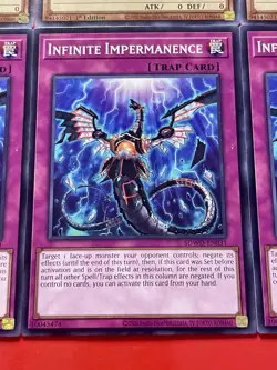 3x Infinite Impermanence + 3x Droll & Lock Bird | NM | Yu-Gi-Oh! - Image 3