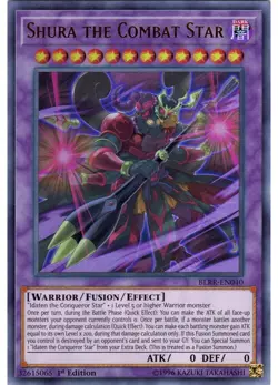 Yugioh - Shura the Combat Star (Ultra Rare) (1st Edition) - BLRR-EN040 P - Image 1