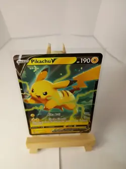 Pikachu V SWSH063 - Black Star Promo - Ultra Rare Pokemon Card - Near Mint (NM) - Image 4