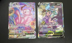 Mew V 106/100 Vmax Alt Art Fusion Arts 119/110 Korean Pokemon Card Lot 2 SWSH HP - Image 3