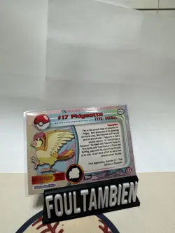 2000 Topps Pokemon TV Animation edition Pidgeotto Foil Card - Image 2