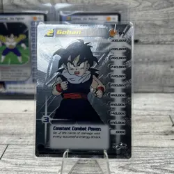 Gohan Trunks Saga Starter Set Personality Lv1-3 HT DBZ CCG Score Card '00-01 - Image 2