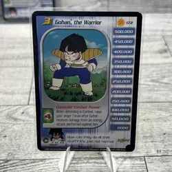 Gohan Trunks Saga Starter Set Personality Lv1-3 HT DBZ CCG Score Card '00-01 - Image 4