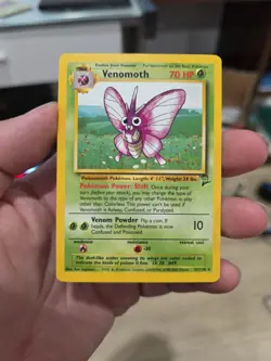 Pokemon Card Venomoth 31/130 Base Set 2 MINT PACK FRESH! - Image 2