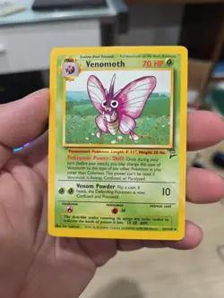 Pokemon Card Venomoth 31/130 Base Set 2 MINT PACK FRESH! - Image 3