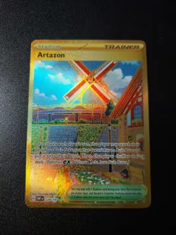 Artazon 229/197 -NM- Secret Rare Gold Full Art Card Pokemon Obsidian Flames - Image 1