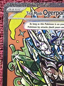 Pokemon TCG Teal Mask Ogerpon EX Prismatic Evolutions Card 145/131 SIR MINT - Image 2