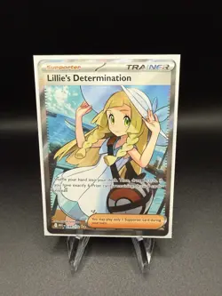 Pokemon TCG Mega Evolution Lillie’s Determination Full Art Trainer Card 169/132 - Image 1