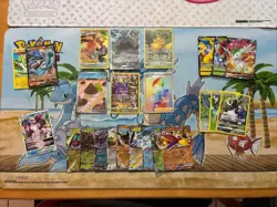 Pokemon Card Full Art Alt Art Fire Flareon Pikachu Gengar - Image 1