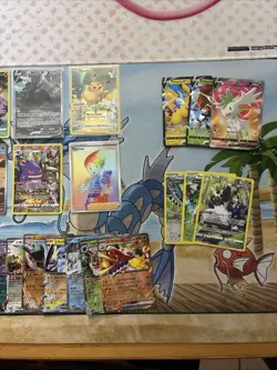 Pokemon Card Full Art Alt Art Fire Flareon Pikachu Gengar - Image 2