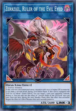 Zerrziel, Ruler of the Evil Eyed - INCH-EN031 Secret Rare | Yu-Gi-Oh! Card - Image 1