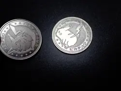 Pokemon Card Meiji Promo Battle Coin Silver Shining Pikachu 2 SET #5682 PLAY - Image 4