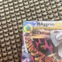 Pokemon M Aggron EX 94/160 XY Primal Clash Mega Holo Ultra Rare 2015 Card - Image 3