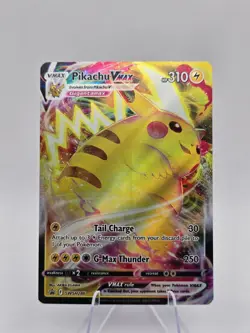 Pikachu Vmax SWSH286 NM Full Art Promo Pokemon Card - Image 1