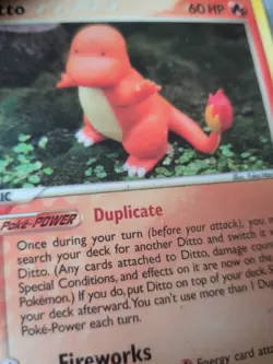 Pokemon TCG Non-Holo Ditto Card, Squirtle, Charmander - Image 4