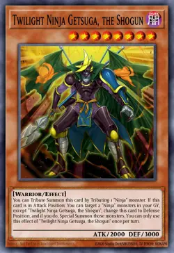 Twilight Ninja Getsuga, the Shogun - BOSH-EN017 Rare | Yu-Gi-Oh! Card - Image 1