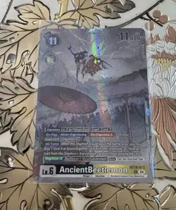 Digimon Card Game AncientBeetlemon Alternate Art Foil BT18-072 Tamers Select A1 - Image 1