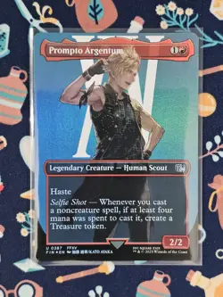 Prompto Argentum FOIL (Borderless) - FINAL FANTASY (FIN) 0387 MTG - Image 1