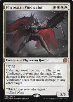 Phyrexian Vindicator M Phyrexia: All Will Be One # 27 NM Normal - Image 1