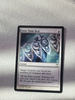 Valor Made Real - Dissension - Magic the Gathering MTG LP Free Shipping - Image 1