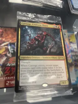 Prerelease Foil PROMO Lot Magic The Gathering MTG Spiderman Carnage Venom Sealed - Image 3