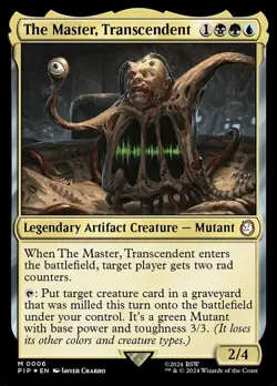 x1 The Master, Transcendent - Foil M MTG Universes Beyond: Fallout M/NM, English - Image 1