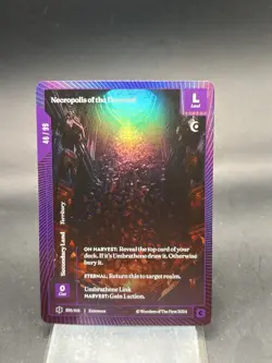 Wonders Of The First Necropolis Of The Damned 355 1st Edition OCM Land 46/99 SSP - Image 1