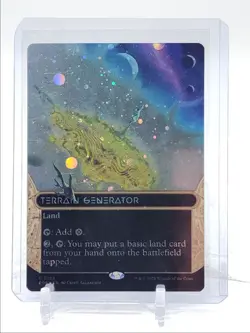 TERRAIN GENERATOR 25 MAGIC EDGE OF ETERNITIES RARE BORDERLESS GALAXY FOIL Q0849 - Image 1