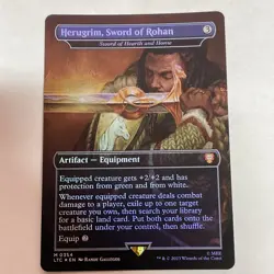 Herugrim, Sword of Rohan - Sword of Hearth and Home -Foil Mythic #354 - Image 1